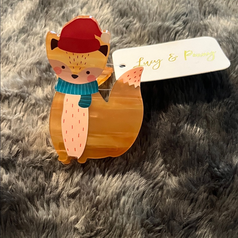 Lucy & Penny Fox Hairclip NWT